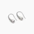 Boucles d'oreilles goutte en or et argent antique
