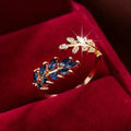 Bague réglable en or Vivara Saphielle
