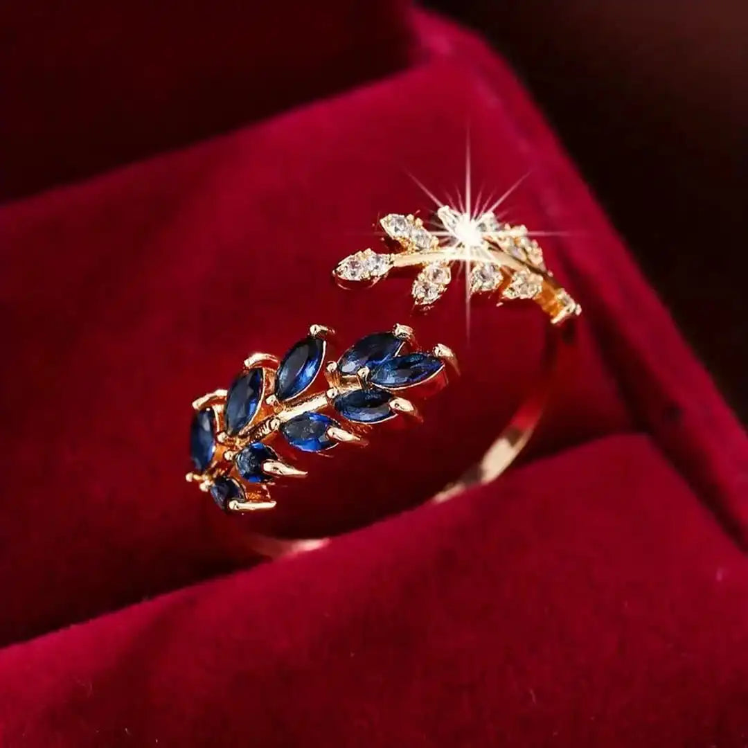 Bague réglable en or Vivara Saphielle