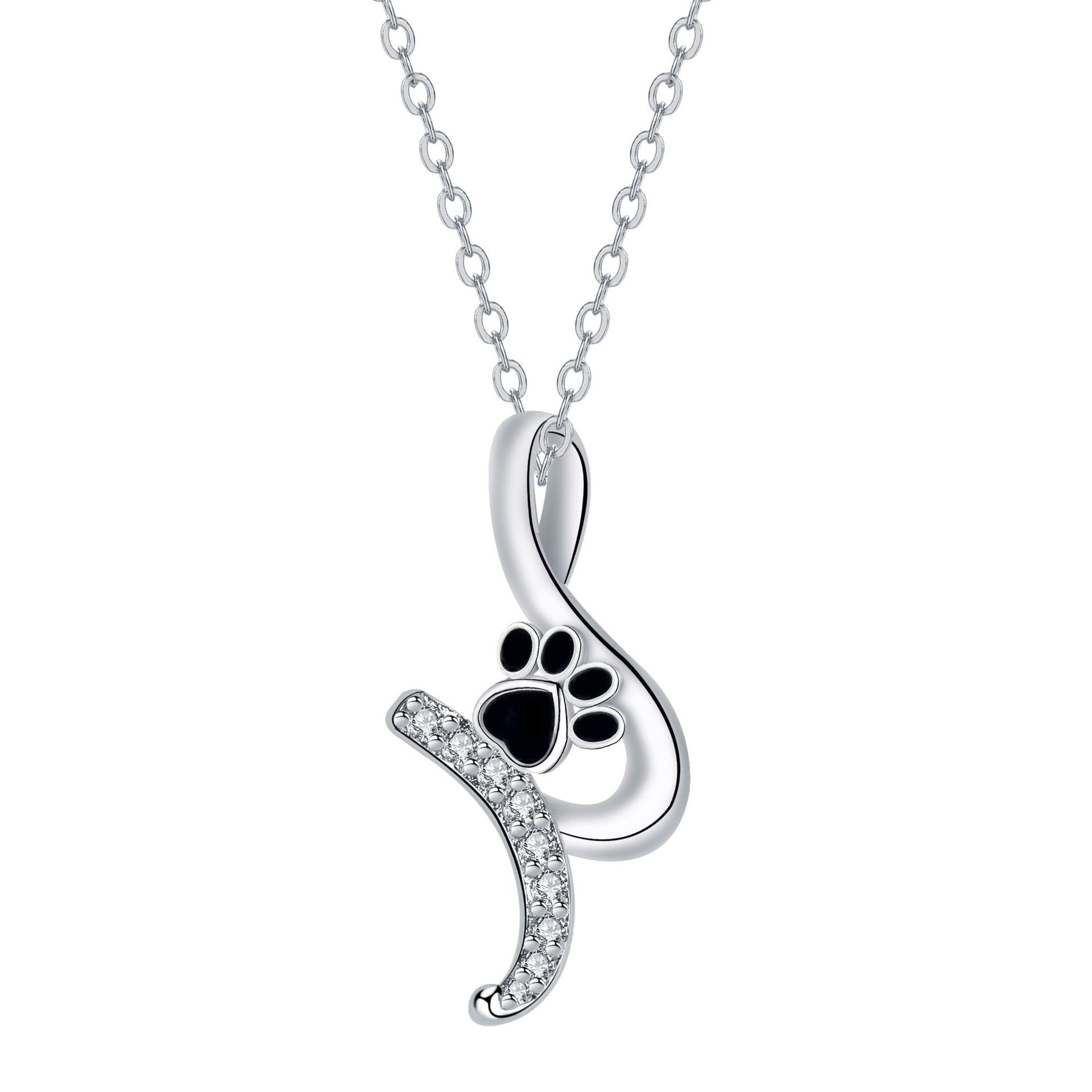 Collier pendentif patte mignonne