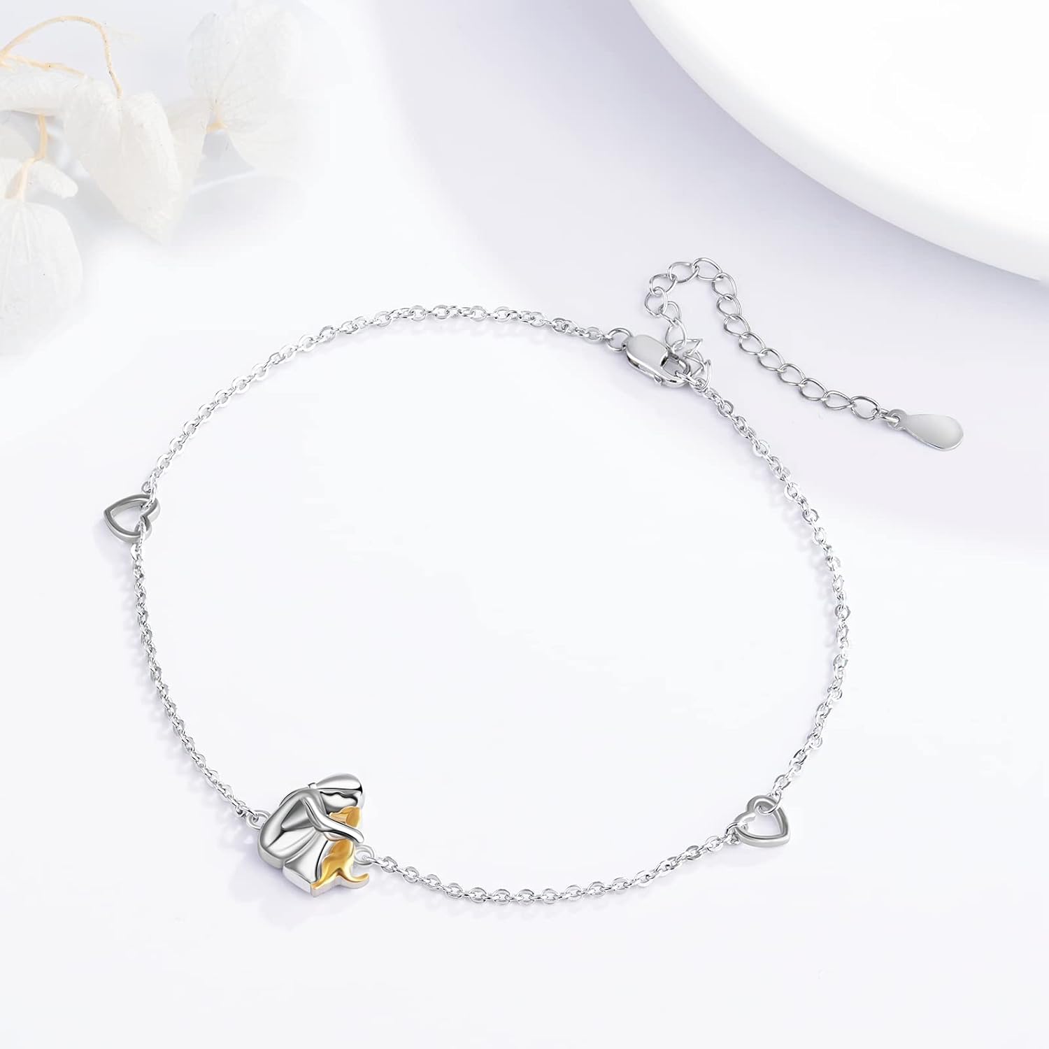 Bracelet ajustable de bonheur simple et charmant