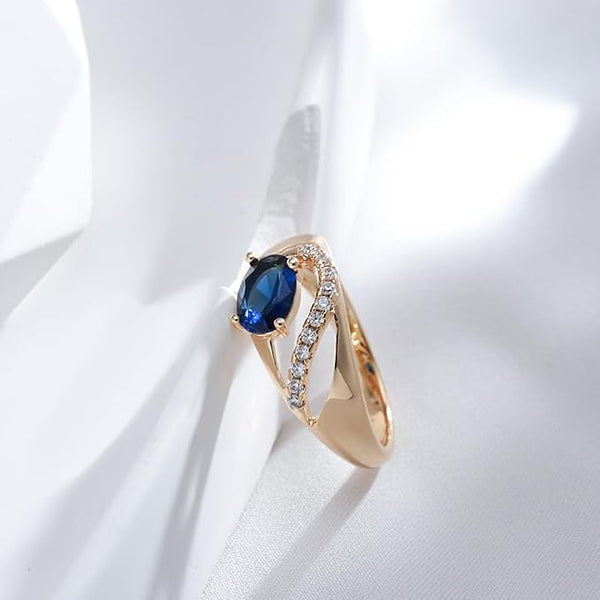 Bague vintage en zircon cubique