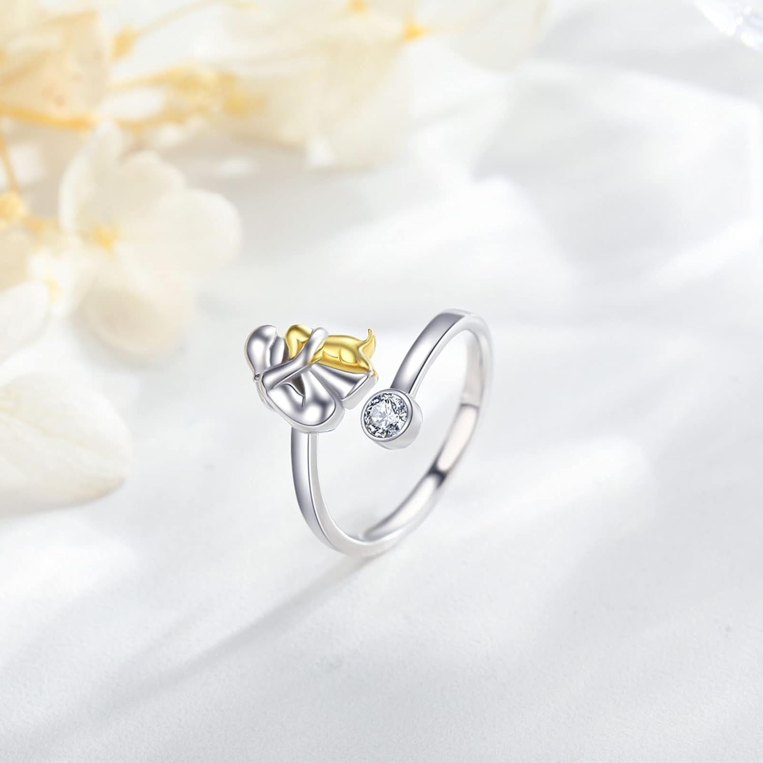 Bague pour homme en argent sterling 925 avec zircon, réglable et fabriquée à la main