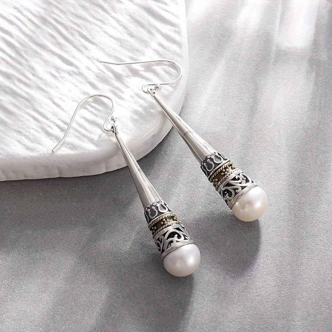 Boucles d'oreilles en forme de goutte Talisman Helmi Vintage