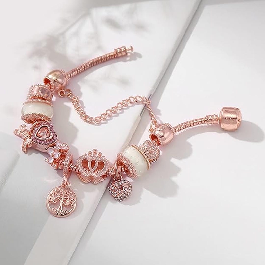 Bracelet attrape-rêves Ruusu avec pendentifs inclus