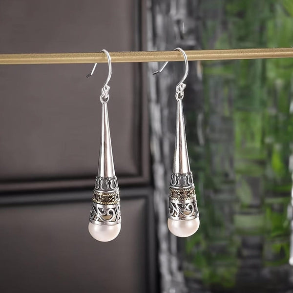 Boucles d'oreilles en forme de goutte Talisman Helmi Vintage