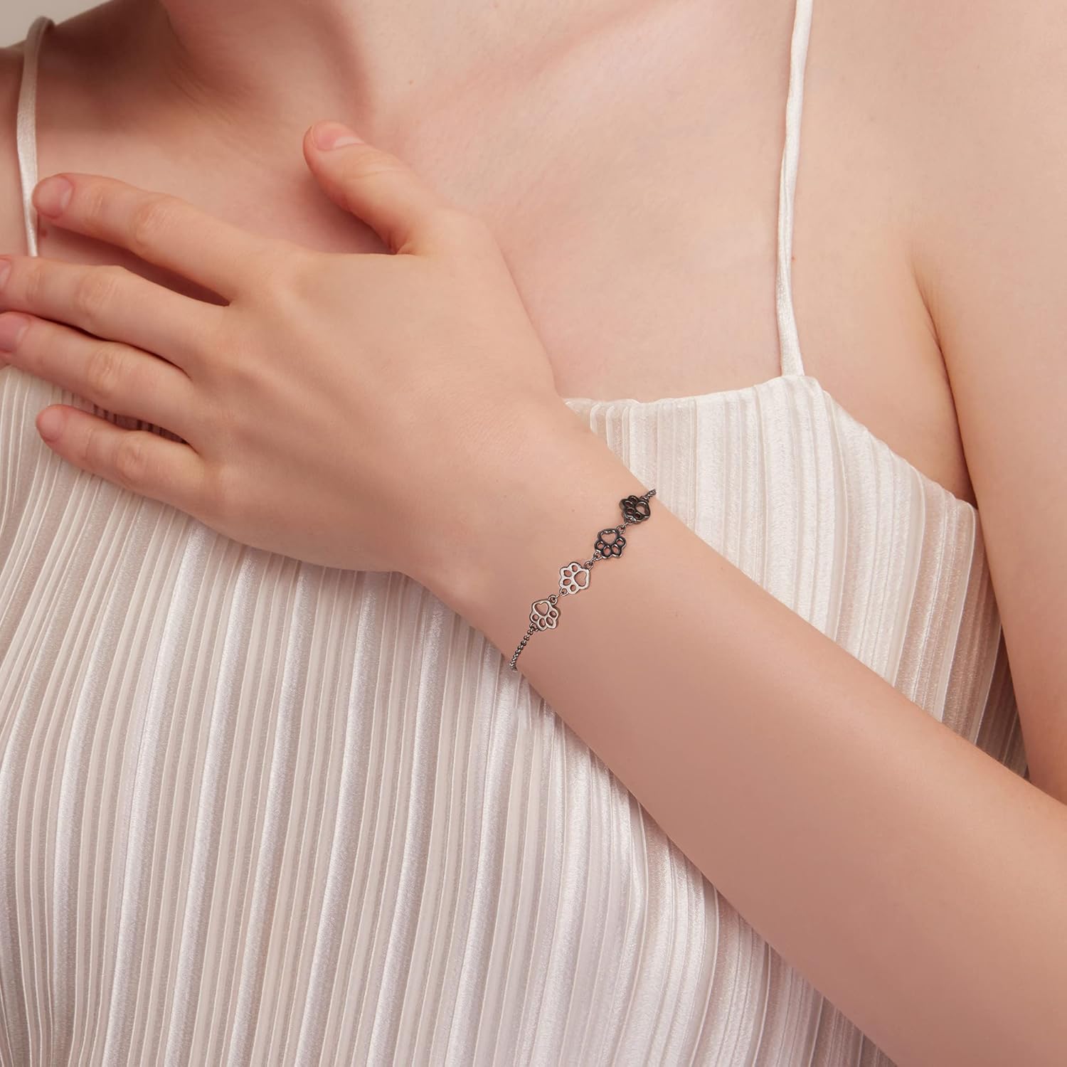 Bracelet ajustable Sterlinghopea Tassu Jälki