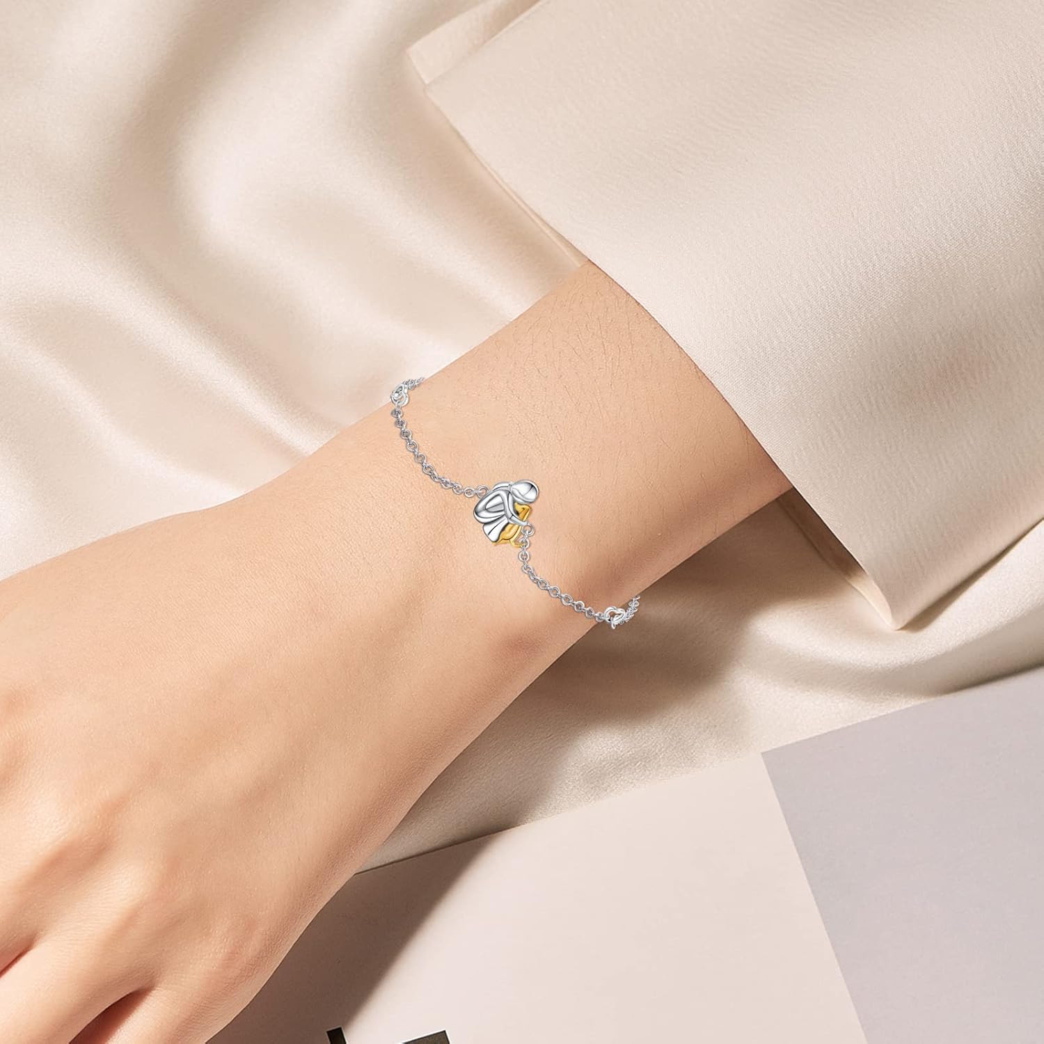 Bracelet ajustable de bonheur simple et charmant