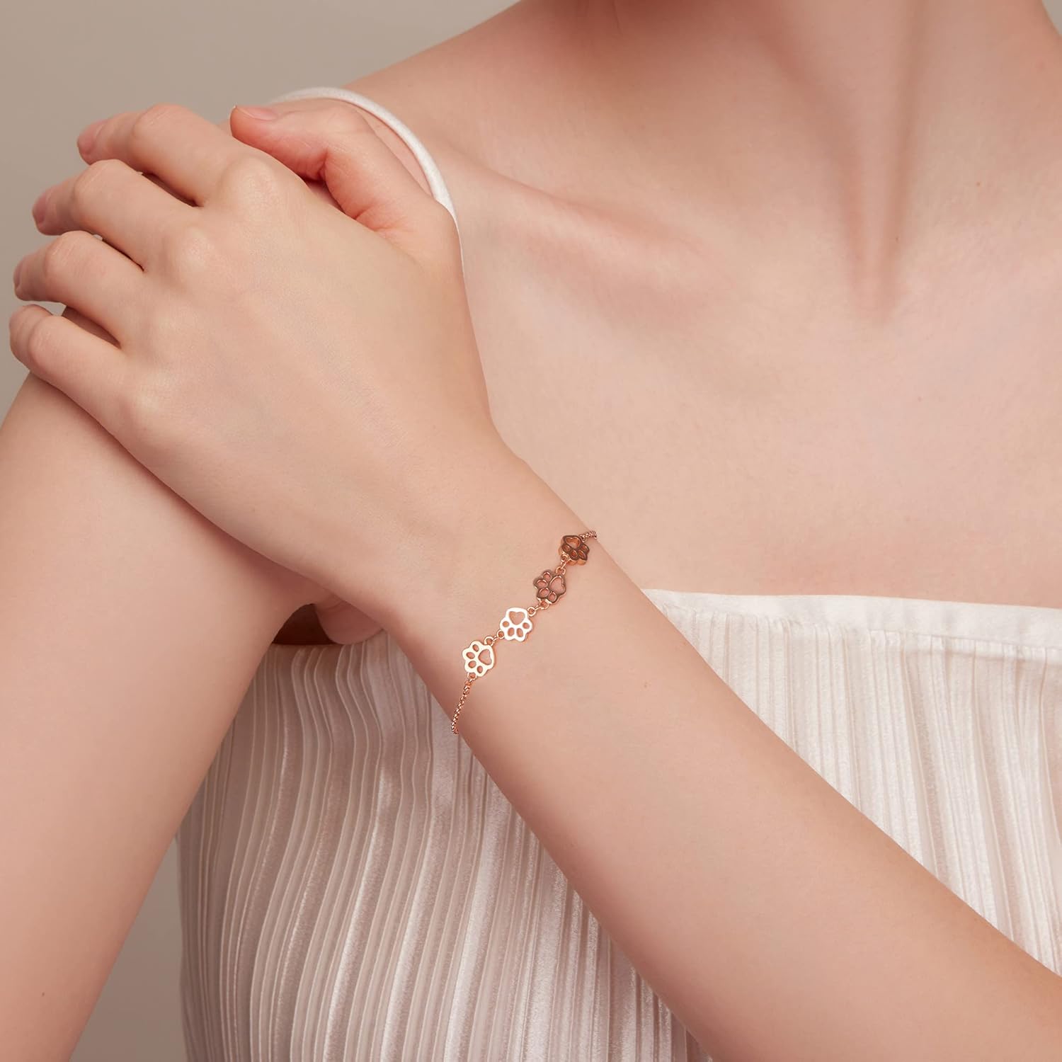 Bracelet ajustable Sterlinghopea Tassu Jälki