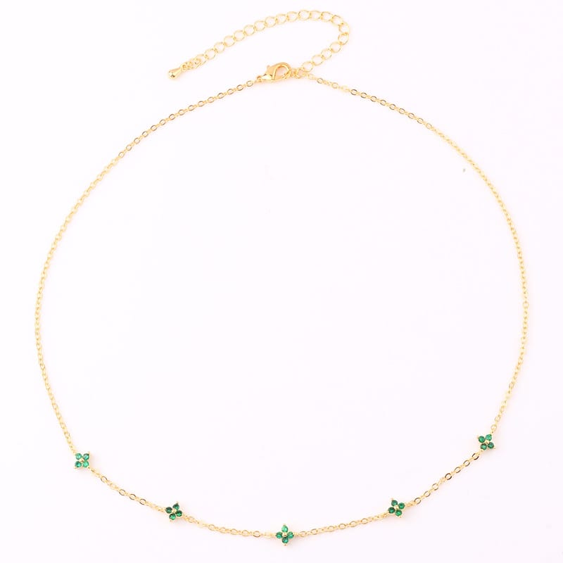 Collier Pendentif Éclat Émeraude