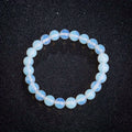 Bracelet en perles de pierre de lune minimaliste et éclatant