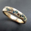 Bague vintage en or Bunter