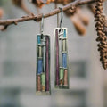 Boucles d'oreilles vintage Mozaic Hopea