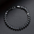 Bracelet Onyx Gothique Éblouissant