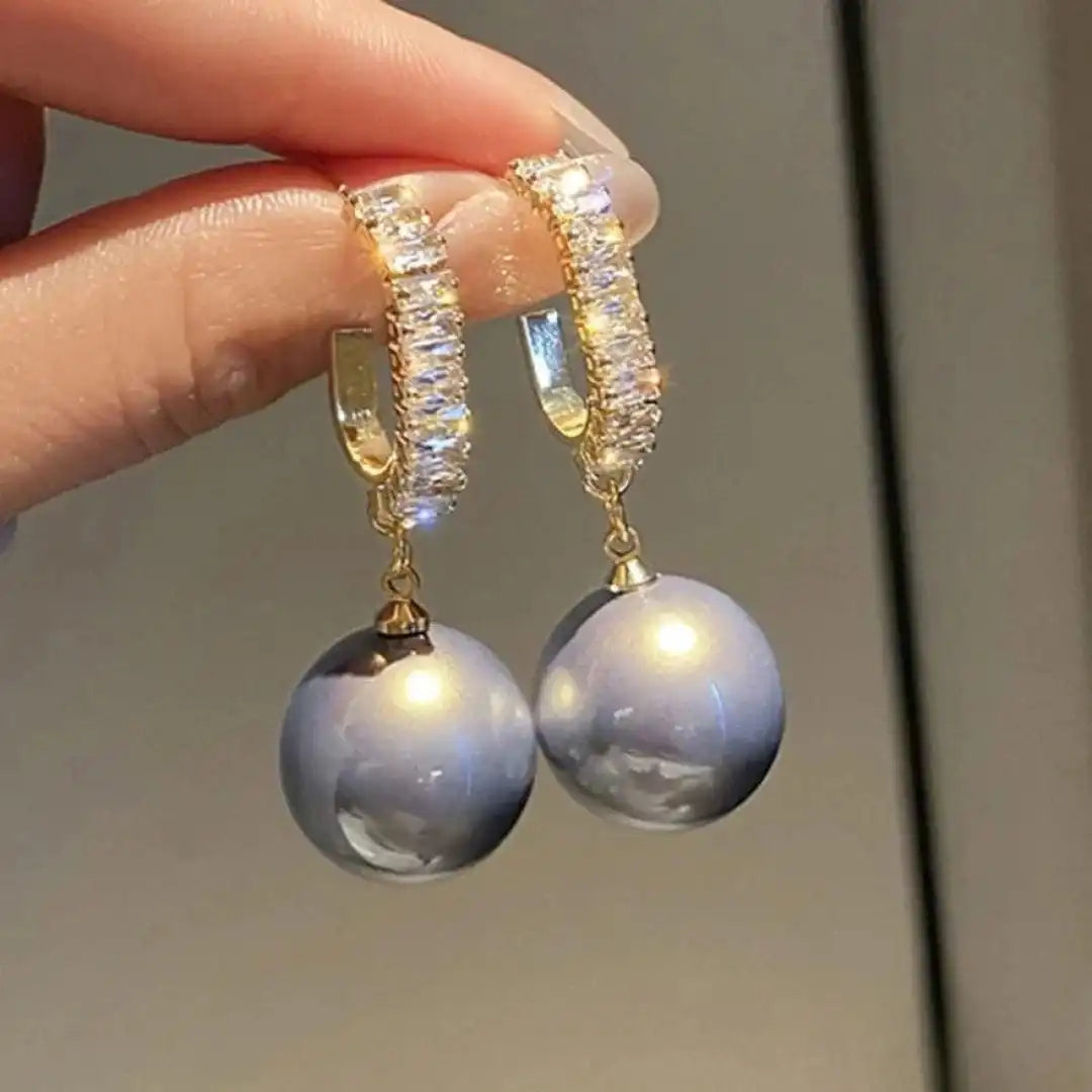 Boucles d'oreilles en zirconium Helmi élégantes