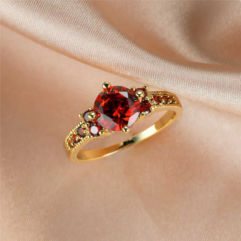 Bague Accent Solitaire Ronde Royale