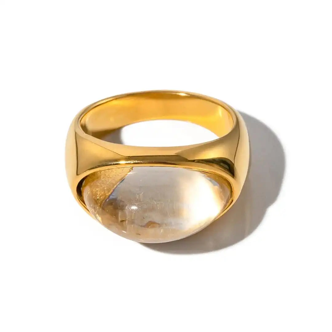 Bague en pierre naturelle unique