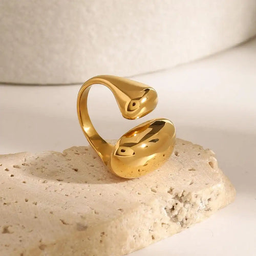 Bague en or minimaliste