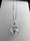Collier en acier inoxydable en souvenir d'un chien élégant