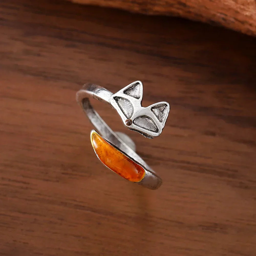 Bague esprit vintage renard