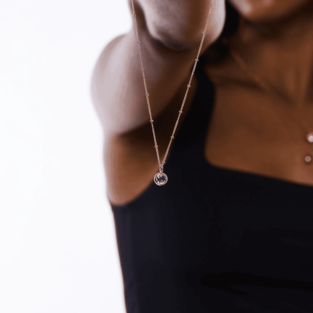 Collier en pierre précieuse Luminous Circle