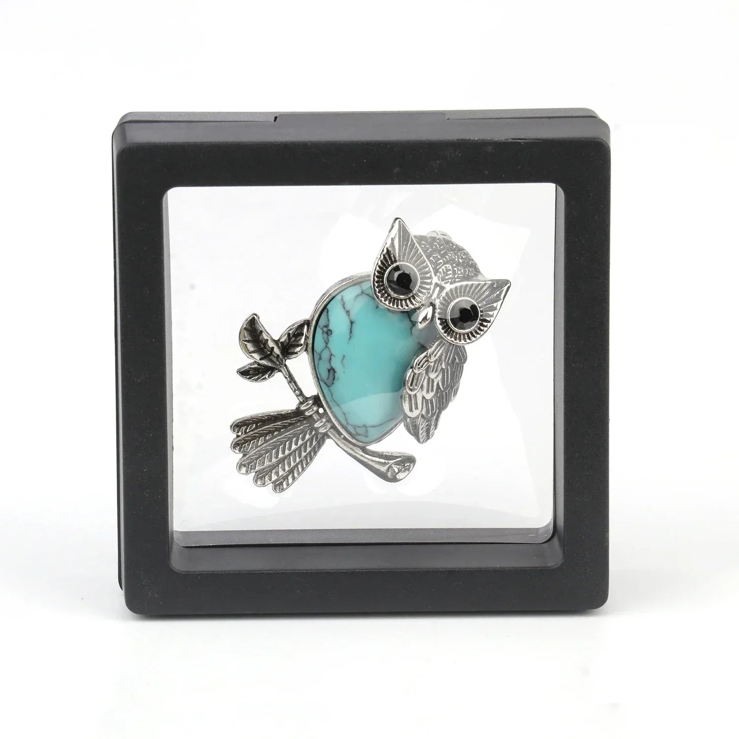 Collier pendentif hibou en cristal de sagesse