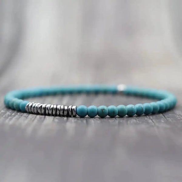 Bracelet en Roche Volcanique Intemporel