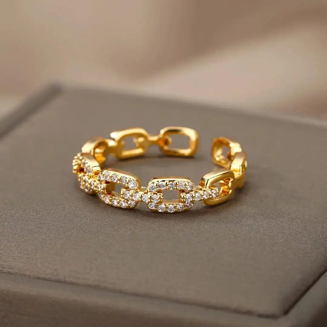 Bague réglable en chaîne Verona