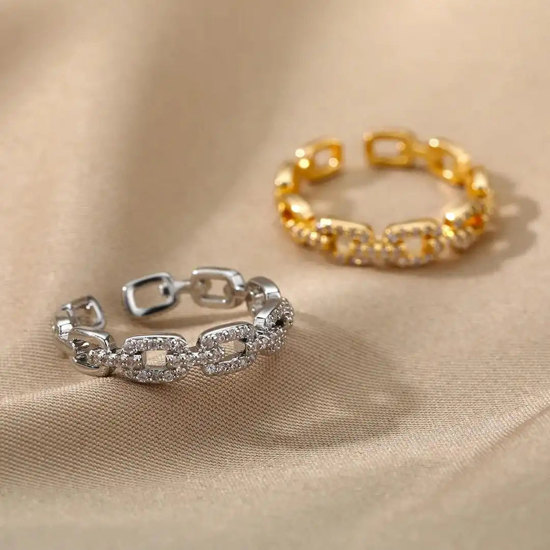 Bague réglable en chaîne Verona Link