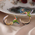 Boucles d'oreilles Colorful Kolibri Uniques