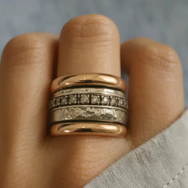 Bague Héritage Audacieuse Or Argent