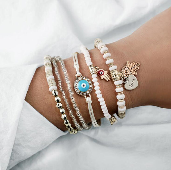 Bracelet à pendentif superposé