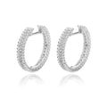 Boucles d'oreilles en cristal à clous Niitti