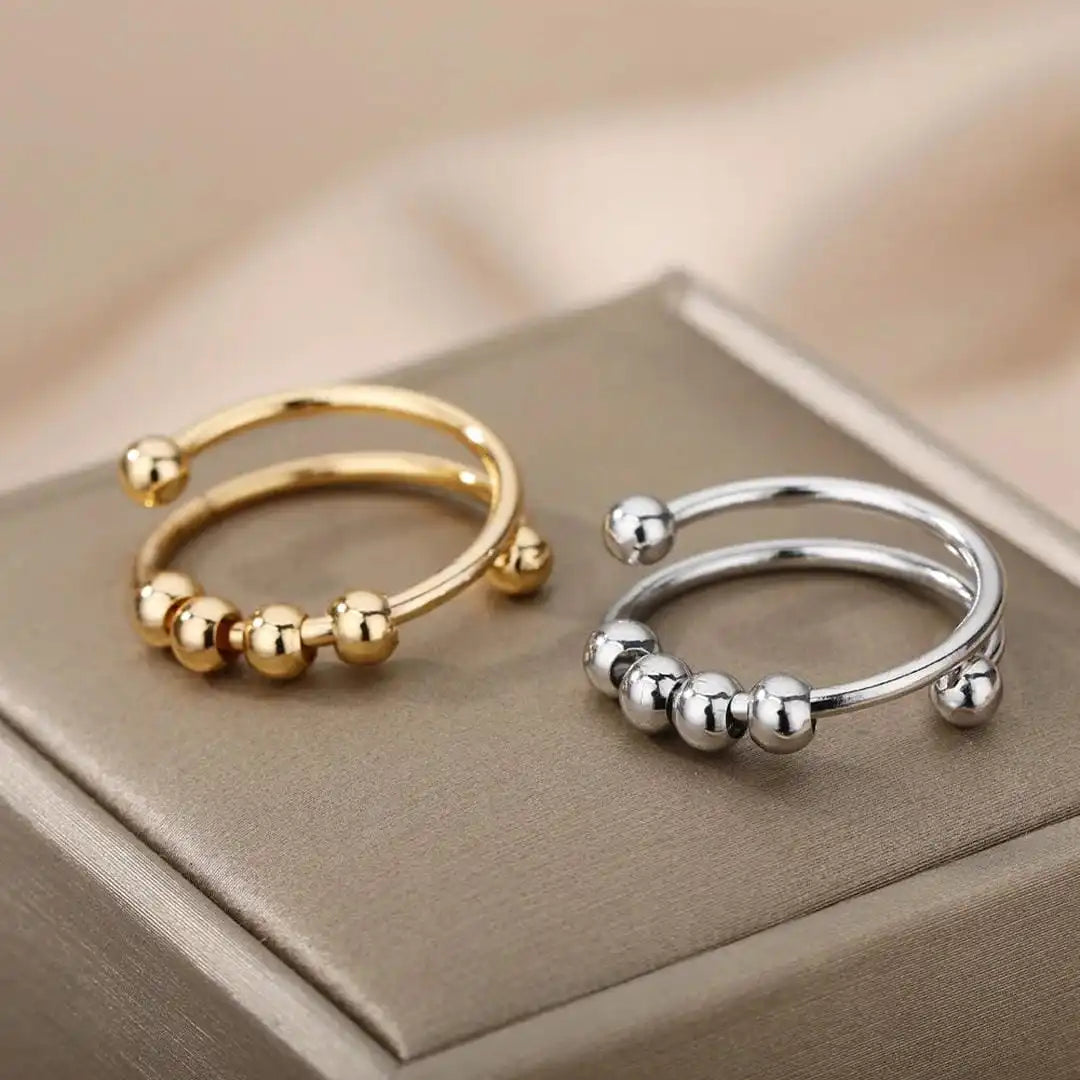 Bague en perles apaisante