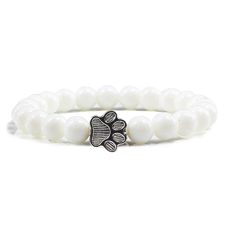 Bracelet Helmi patte en pierre naturelle design