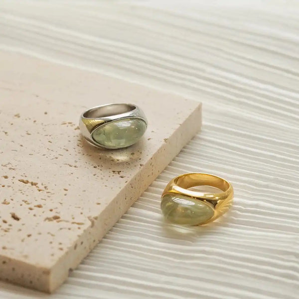 Bague en pierre naturelle unique
