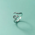Bague serpent en argent sterling