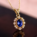 Collier Kavella Noctazure doré