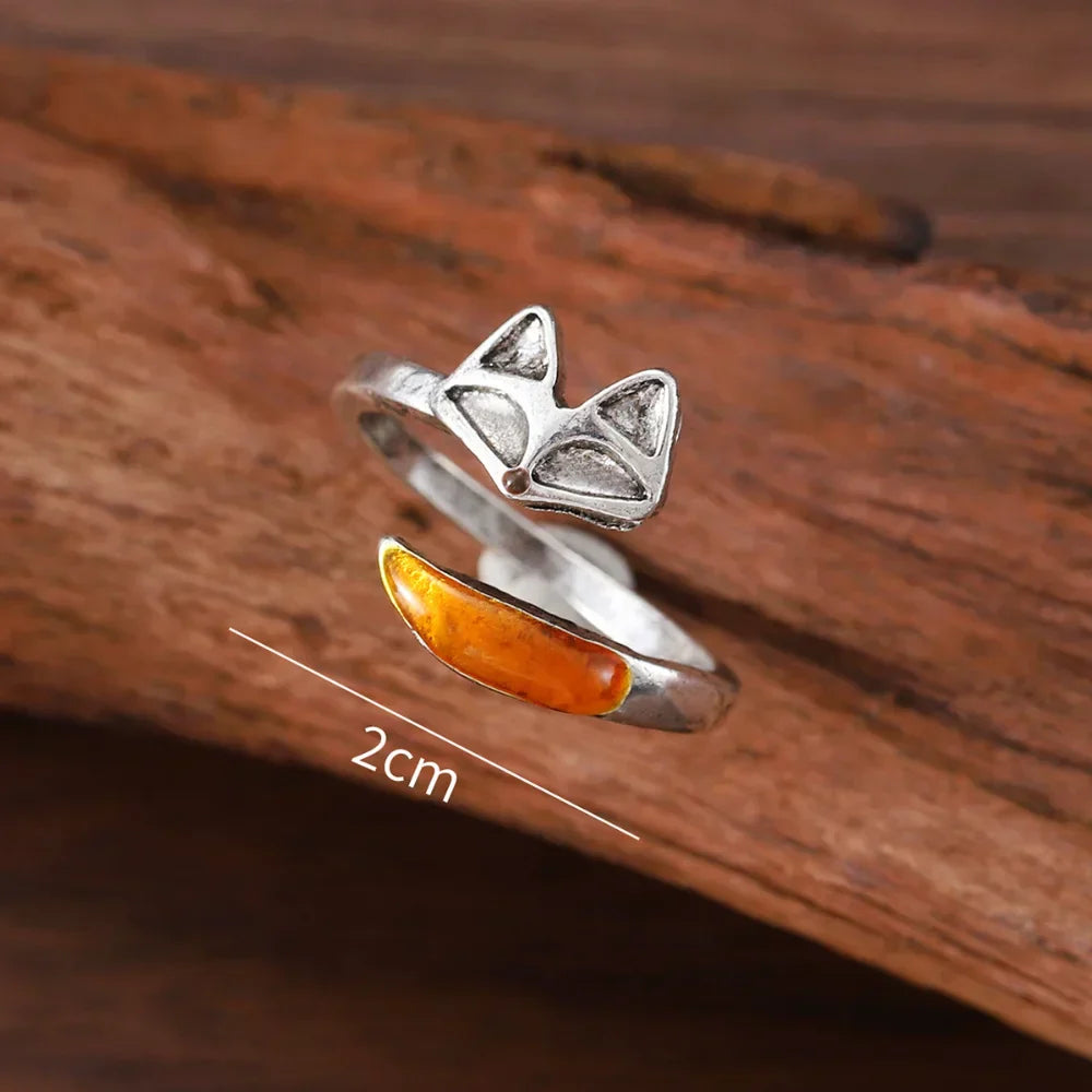Bague esprit vintage renard