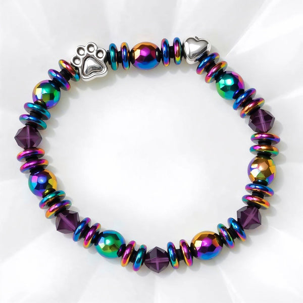 Bracelet magnétique avec pendentif en forme de tasse