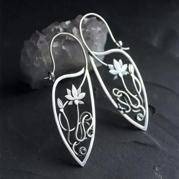Boucles d'oreilles Lotus élégantes