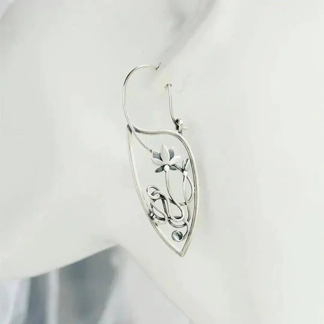 Boucles d'oreilles Lotus élégantes