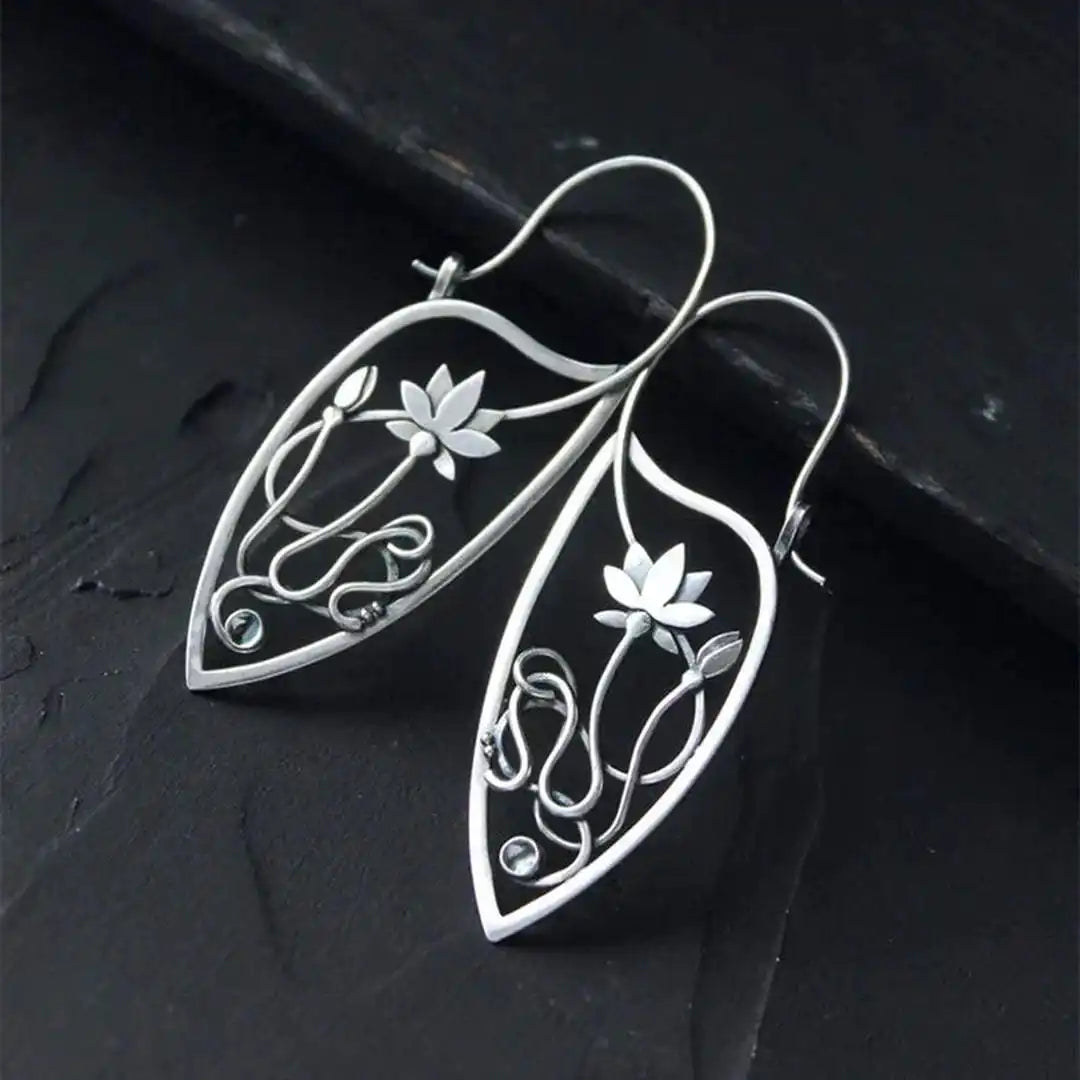 Boucles d'oreilles Lotus élégantes