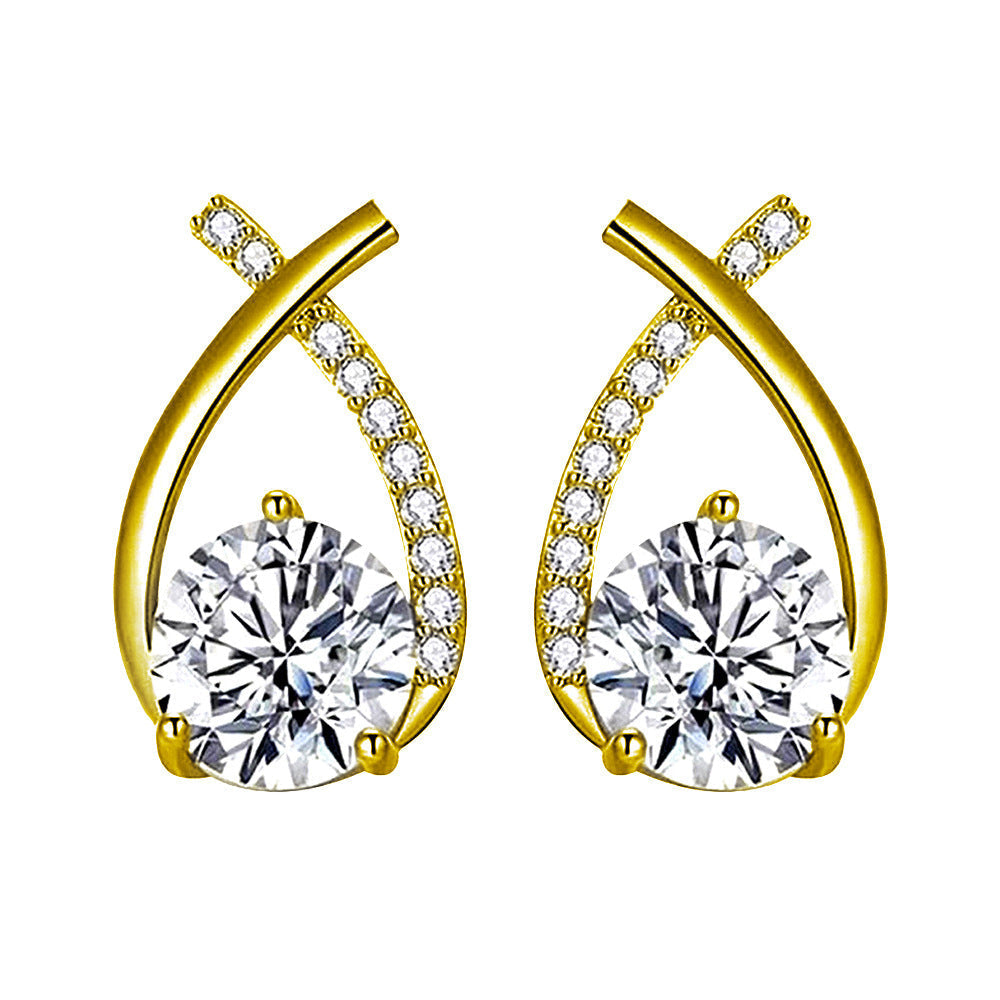Arielle™ | Boucles d'oreilles dorées pour femme