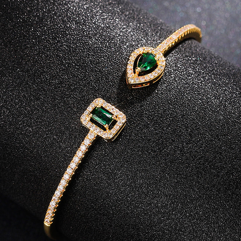 Bracelet en zirconium encastré Verdeira Caruso