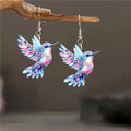 Boucles d'oreilles en forme de colibri