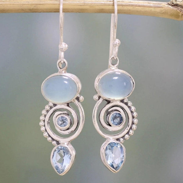 Boucles d'oreilles en cristal Vintage Kuukivi
