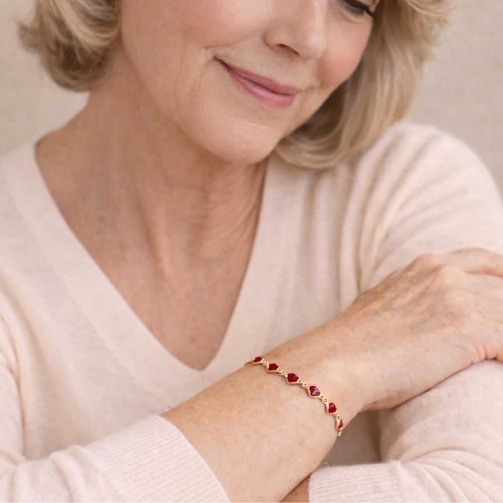 Ophelyra Garnetelle | Bracelet | Or