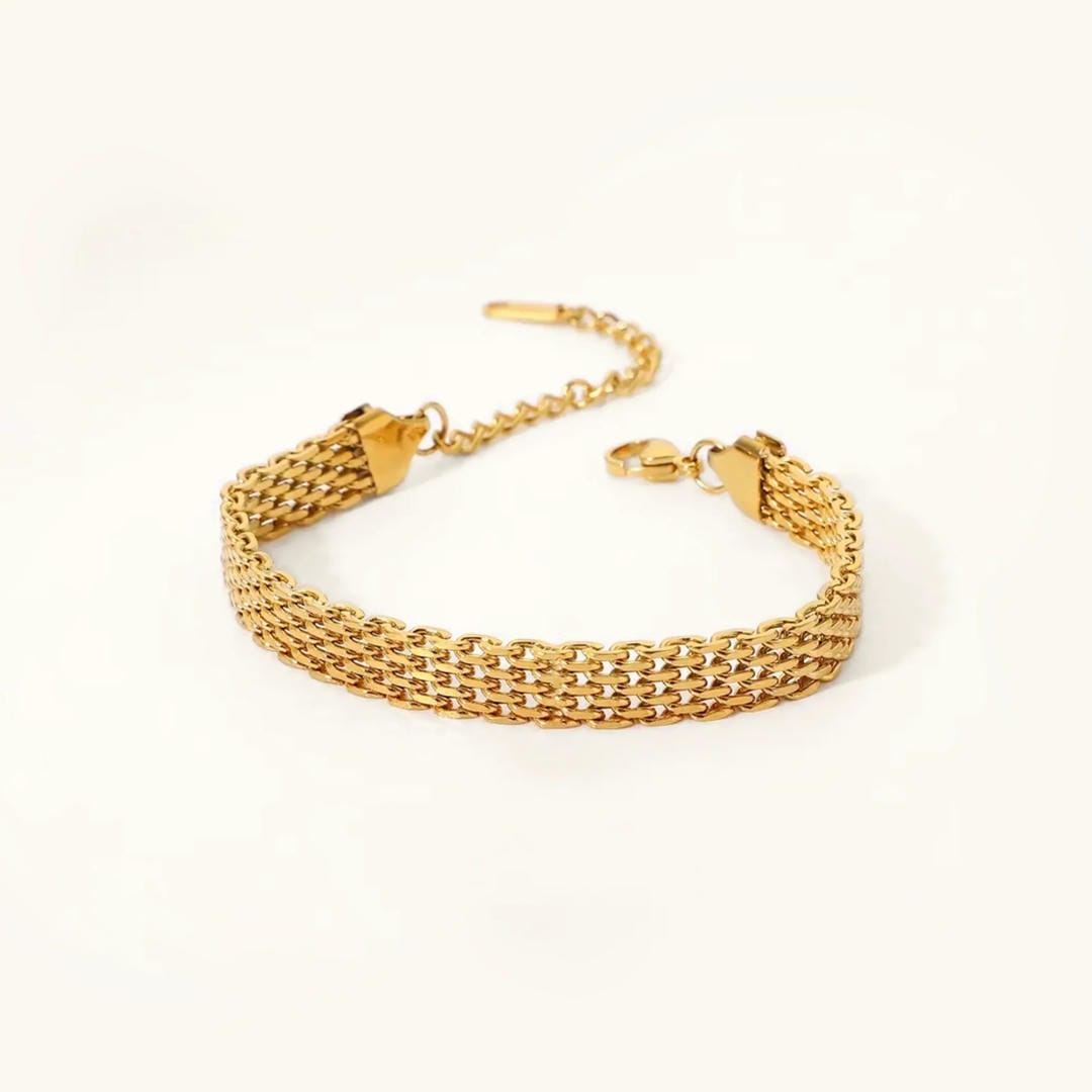 Bracelet en Chaîne Dorée Elowyn