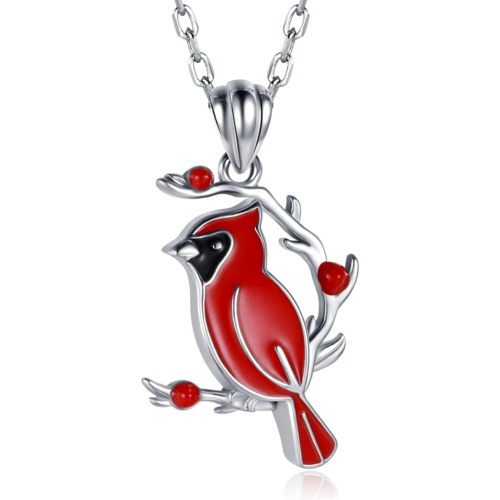 Collier souvenir cardinal rouge